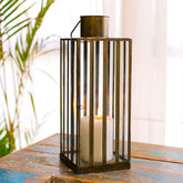 Archisha Lantern Small Brown